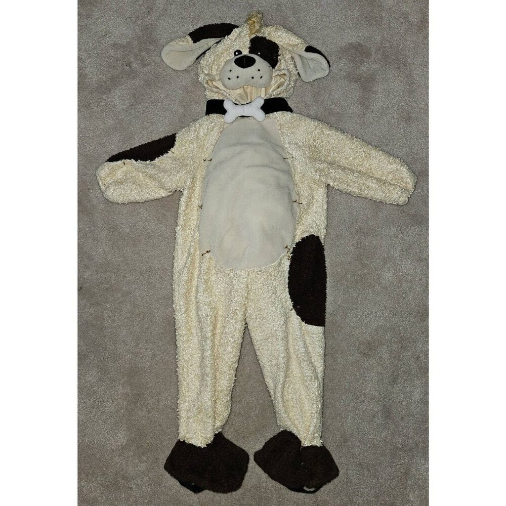 Miniwear Tan Brown Puppy Dog 1pc Hooded Halloween Costume Baby 18 Months